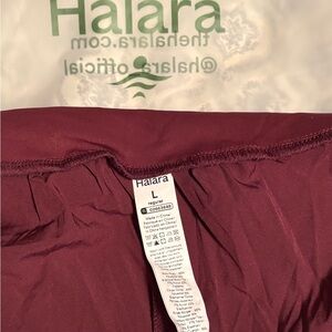 HALARA Burgundy Leggings